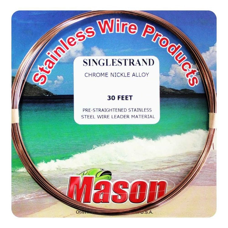 Mason Single Strand Stainless Wire Leader – REEL 'N' DEAL TACKLE