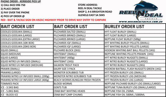 BAIT BURLEY ICE - PHONE PAY COLLECT