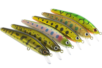 Wicked Trout Killers Glow-Chartreuse, Soft Plastic Lures 