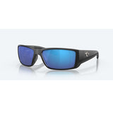 Costa Del Mar Sunglasses Blackfin Pro Matt Black Mirror Blue Lens