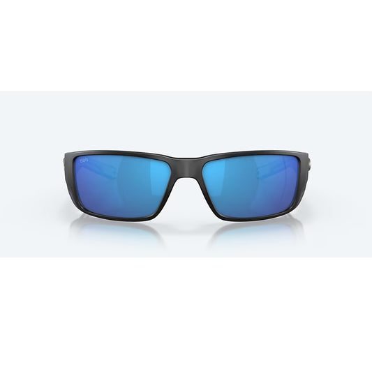 Costa Del Mar Sunglasses Blackfin Pro Matt Black Mirror Blue Lens