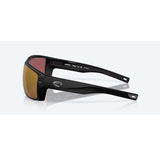 Costa Del Mar Sunglasses Diego Matt Black Gold Mirror Lens