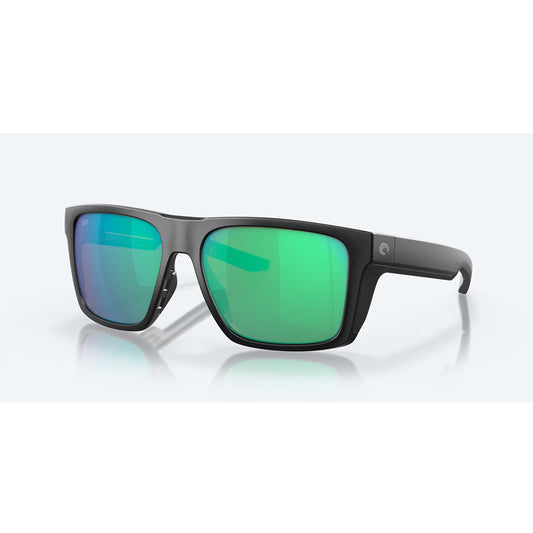 Costa Del Mar Sunglasses Lido Matt Black Green Mirror Lens