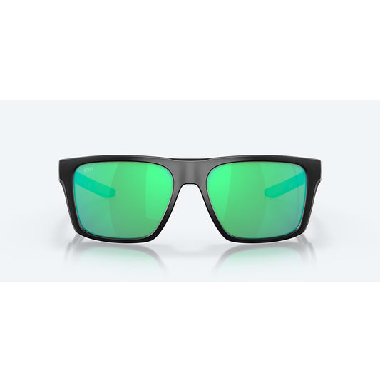 Costa Del Mar Sunglasses Lido Matt Black Green Mirror Lens