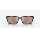 Costa Del Mar Sunglasses Reefton Pro Matt Black Copper Silver Mirror Lens