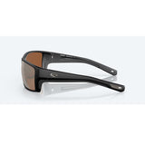 Costa Del Mar Sunglasses Reefton Pro Matt Black Copper Silver Mirror Lens