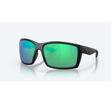 Costa Del Mar Sunglasses Reefton Pro Matt Black Green Mirror Lens