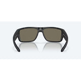 Costa Del Mar Sunglasses Taxman Matt Black Blue Mirror Lens