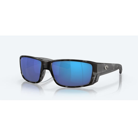 Costa Del Mar Sunglasses Tuna Alley Tiger Shark Blue Mirror Lens