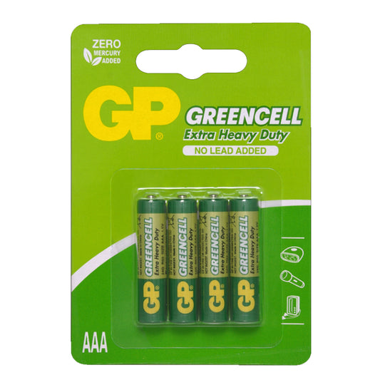 GP AAA Extra Heavy Duty Batteries 4 Pack