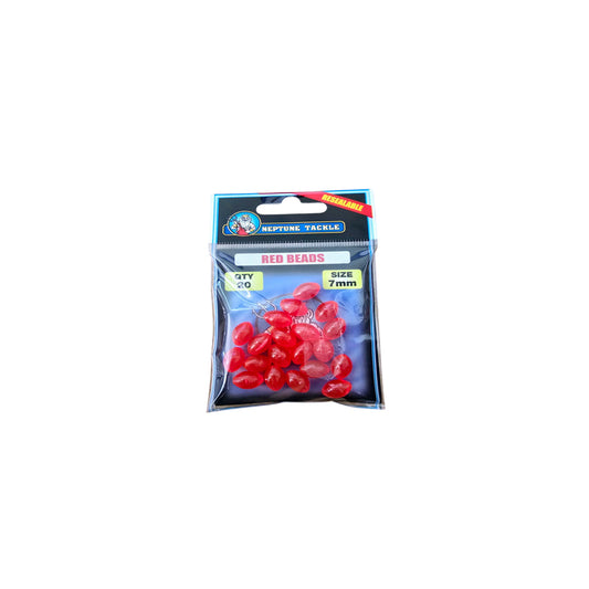 Neptune Tackle Red Beads