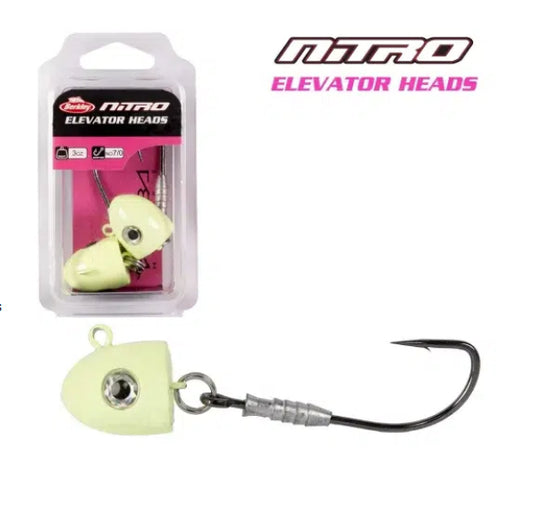 20 Size1/0 1/16 OZ Jig Heads High Chemically Sharpened Hooks Fishing Tackle