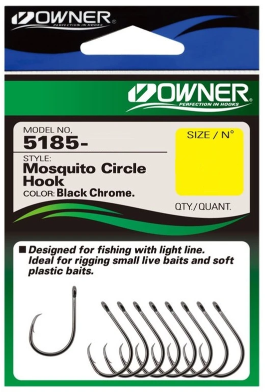 Owner Mosquito Circle Hooks 5185 - Choose Size