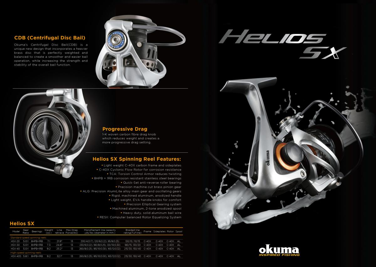 Okuma helios SX HSX-40 Spinning Reel